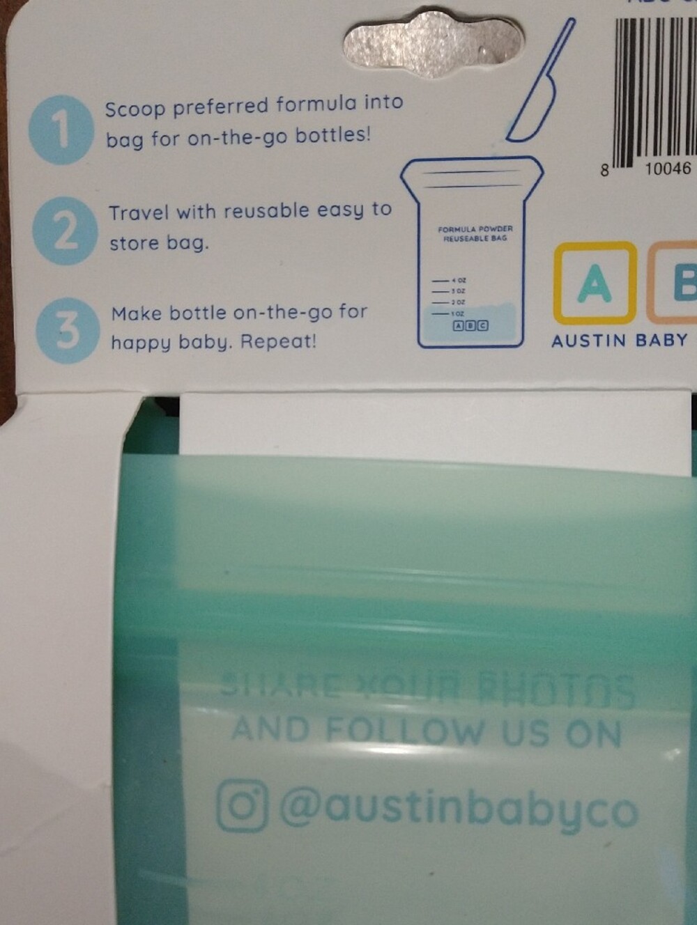Teal Formula Powder Reusable Bag - Picture 6 of 7